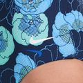 Strój pływacki jednoczęściowy damski Nike Poppy Print V-Neck midnight navy 5