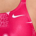 Strój pływacki jednoczęściowy damski Nike Hydrastrong Fastback rush pink 4