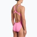 Strój pływacki jednoczęściowy damski Nike Hydrastrong Solid pink glow 3