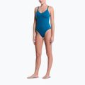 Strój pływacki jednoczęściowy damski Nike Essential V-Neck green abyss 2