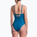 Strój pływacki jednoczęściowy damski Nike Essential V-Neck green abyss 3