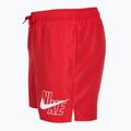 Szorty kąpielowe męskie Nike Logo Lap 5" Volley university red 3