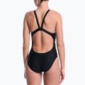 Strój pływacki jednoczęściowy damski Nike Logo Tape Fastback black 3