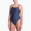 Strój pływacki jednoczęściowy damski Nike Ocean Bound Ripple Texture Square Neck slate