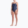 Strój pływacki jednoczęściowy damski Nike Ocean Bound Ripple Texture Square Neck slate 2