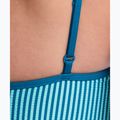 Strój pływacki jednoczęściowy damski Nike Ocean Bound Ripple Texture Square Neck bleached turquoise 4