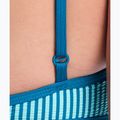Góra od stroju pływackiego Nike Ripple Texture Bralette Classic Bikini bleached turquoise 5