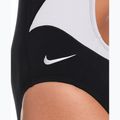 Strój pływacki jednoczęściowy damski Nike Hydrastrong Fly black/white 4