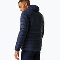 Kurtka męska REGATTA Hooded Marizion black navy/olympian blue 3