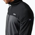 Bluza męska REGATT Highton Full Zip Midlayer ash/black 4