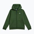 Bluza dziecięca New Balance Brush Back Small Logo Full Zip Hoodie dark alpine green