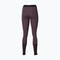 Legginsy do biegania damskie Mizuno Core Impulse Long Tight raisin 2