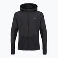 Kurtka do biegania męska Mizuno Active Warmalite Hybrid Full Zip Hooded Long Sleeve Top black