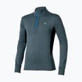 Bluza do biegania męska Mizuno Active Warmalite Half Zip Long Sleeve Top dark slate