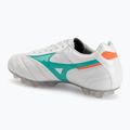 Buty piłkarskie Mizuno Morelia II Elite FG white/arcadia/lava orange 3