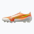 Buty piłkarskie Mizuno Alfa III Pro FG white/lava orange/evening primrose