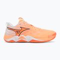 Buty do siatkówki Mizuno Wave Momentum Elite flamingo coral/lava orange/white 2