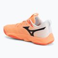 Buty do siatkówki Mizuno Wave Momentum Elite flamingo coral/lava orange/white 3