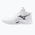 Buty do siatkówki Mizuno Wave Momentum Pro Mid white/metallic gray/black