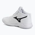 Buty do siatkówki Mizuno Wave Momentum Pro Mid white/metallic gray/black 3