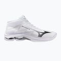 Buty do siatkówki Mizuno Wave Lightning Pro Mid white/black/ultimate gray 2