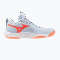 Buty do siatkówki damskie Mizuno Wave Momentum Elite blue finch/white/lava orange 2