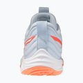 Buty do siatkówki damskie Mizuno Wave Momentum Elite blue finch/white/lava orange 3