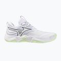 Buty do siatkówki damskie Mizuno Wave Momentum Elite white/balsam green/ambrosia