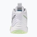 Buty do siatkówki damskie Mizuno Wave Momentum Elite Mid white/balsam green/ambrosia 3