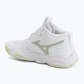 Buty do siatkówki damskie Mizuno Wave Momentum Elite Mid white/balsam green/ambrosia 3