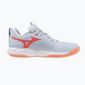 Buty do siatkówki damskie Mizuno Wave Momentum Pro blue finch/lava orange/flamingo coral 2