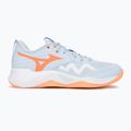 Buty do siatkówki damskie Mizuno Wave Momentum Pro blue finch/lava orange/flamingo coral 2