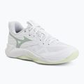 Buty do siatkówki damskie Mizuno Wave Momentum Pro white/aqua gray/ambrosia