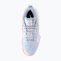 Buty do siatkówki damskie Mizuno Wave Momentum Pro Mid blue finch/lava orange/flamingo coral 5