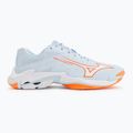 Buty do siatkówki damskie Mizuno Wave Lightning Elite blue finch/white/lava orange 2