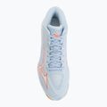 Buty do siatkówki damskie Mizuno Wave Lightning Elite Mid blue finch/whitelava orange 5
