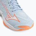 Buty do siatkówki damskie Mizuno Wave Lightning Elite Mid blue finch/whitelava orange 7