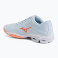 Buty do siatkówki damskie Mizuno Wave Lightning Pro blue finch/lava orange/flamingo coral 3