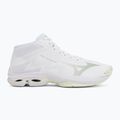 Buty do siatkówki damskie Mizuno Wave Lightning Pro Mid white/aqua gray/ambrosia 2