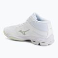Buty do siatkówki damskie Mizuno Wave Lightning Pro Mid white/aqua gray/ambrosia 3