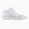 Buty do siatkówki damskie Mizuno Lightning Select Mid white/aqua gray/ambrosia