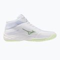 Buty do siatkówki damskie Mizuno Lightning Select Mid white/aqua gray/ambrosia 2