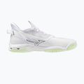 Buty do piłki ręcznej damskie Mizuno Wave Mirage 5 white/balsam green 2