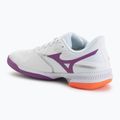 Buty do tenisa damskie Mizuno Wave Exceed Court AC white/dahlia/lava orange 3
