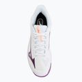 Buty do tenisa damskie Mizuno Wave Exceed Court AC white/dahlia/lava orange 5