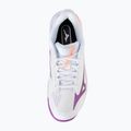 Buty do tenisa damskie Mizuno Wave Exceed Court AC white/dahlia/lava orange 5