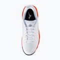 Buty do tenisa męskie Mizuno Wave Enforce Court 2 AC white/insignia blue/orange 5