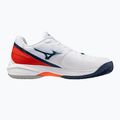 Buty do tenisa męskie Mizuno Neo Ace CC white/insignia blue/orange 2