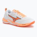 Buty do piłki ręcznej Mizuno Wave Stealth Elite white/lava orange