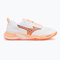 Buty do piłki ręcznej Mizuno Wave Stealth Elite white/lava orange 2
